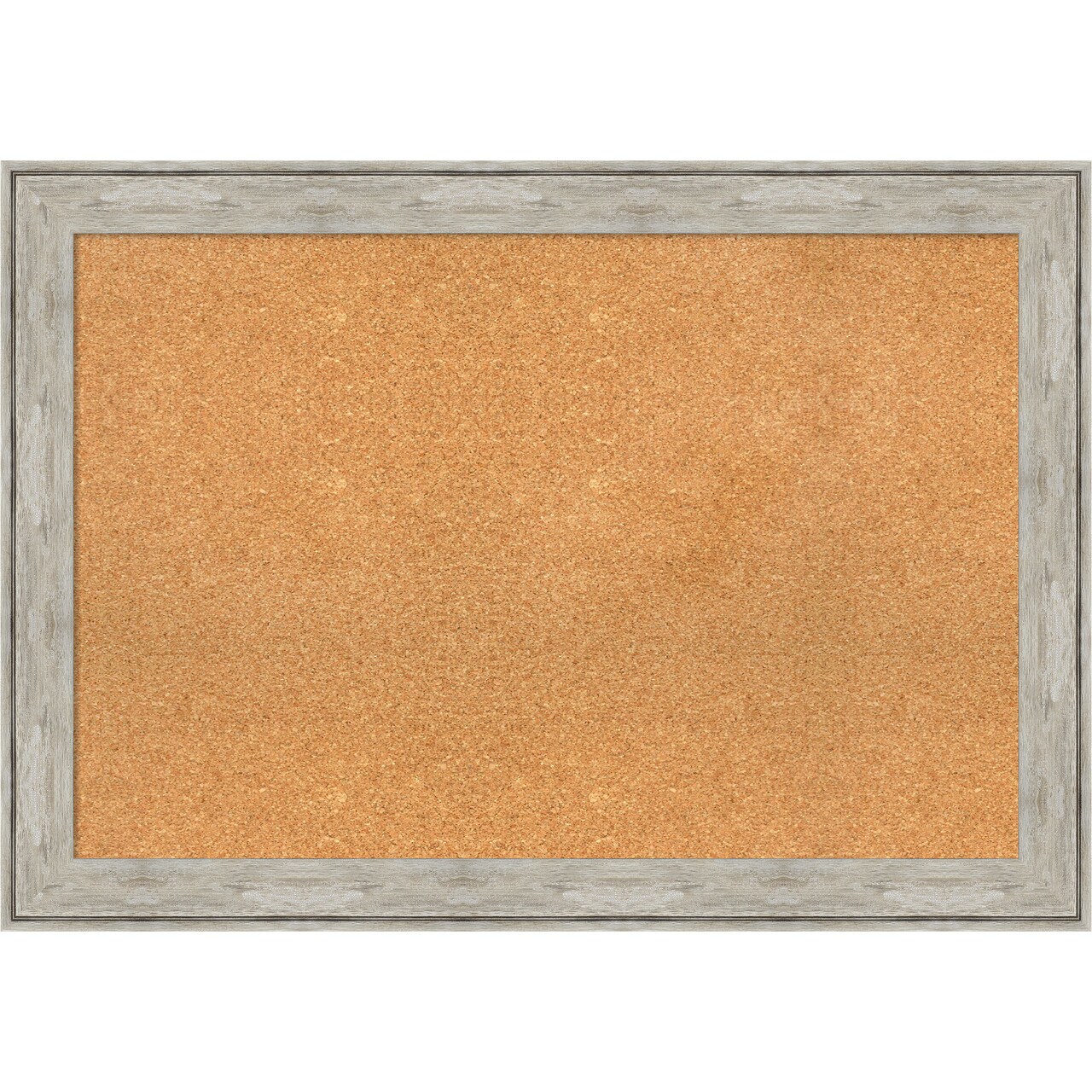 Cork Board, Crackled Metallic Frame - Bulletin Board, Organization Board, Pin Board